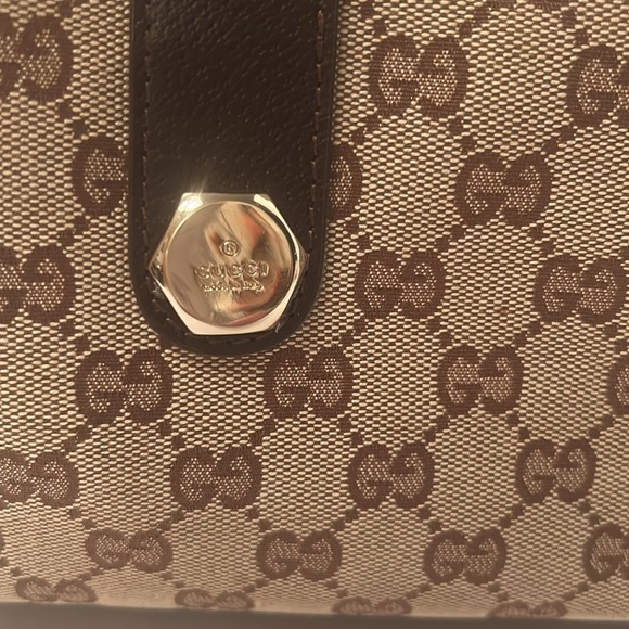Gucci Canvas / Leather monogram bag - Picture 3 of 8